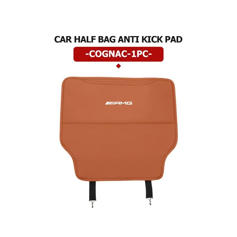 Leather Car Anti-dirty Seat Back Protective Mat Anti Kick Pad For Mercedes Benz AMG W202 W212 W213 W220 W221 W222 C180 C200 C260