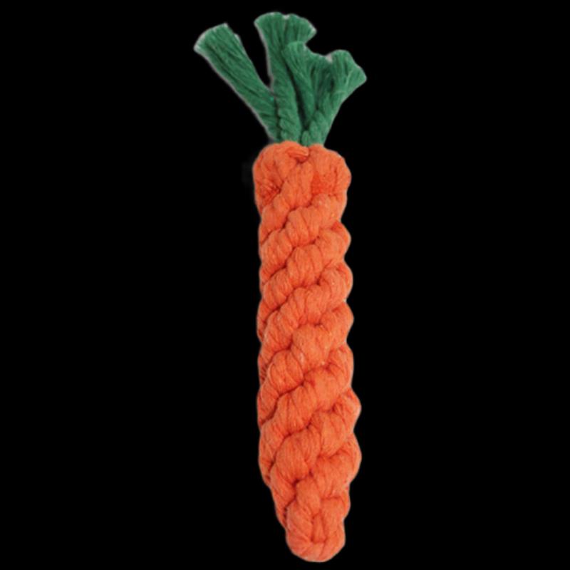Mai Fei Xi Cotton Rope Carrot Dog Toy