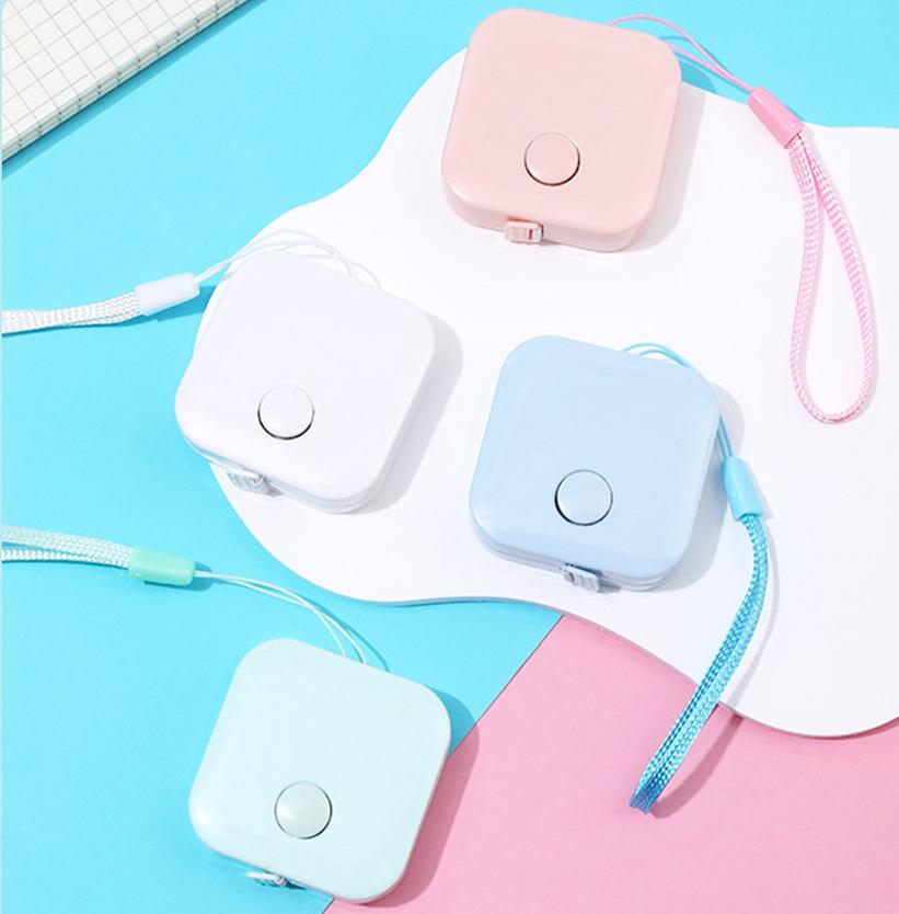 2M Portable Tape Measure Small Jewelry Measurement Ruler for Weight Loss Medical Body Measurement Tailor Measure Clothes Waist