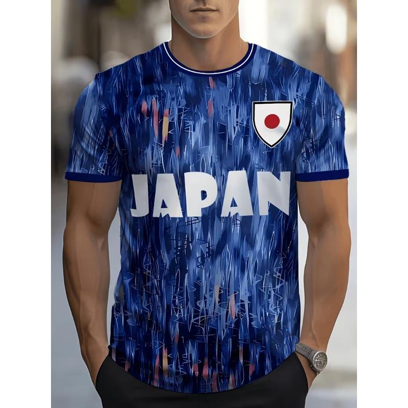 Moda Uomo T-shirt da Uomo Stampata 3D Girocollo Manica Corta Trendy Streetwear