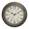 Retro Artificial Aging Decorative Wall Clock American Round Quartz Wall Decorative Clock 12 Inches Home Living Room Accessories