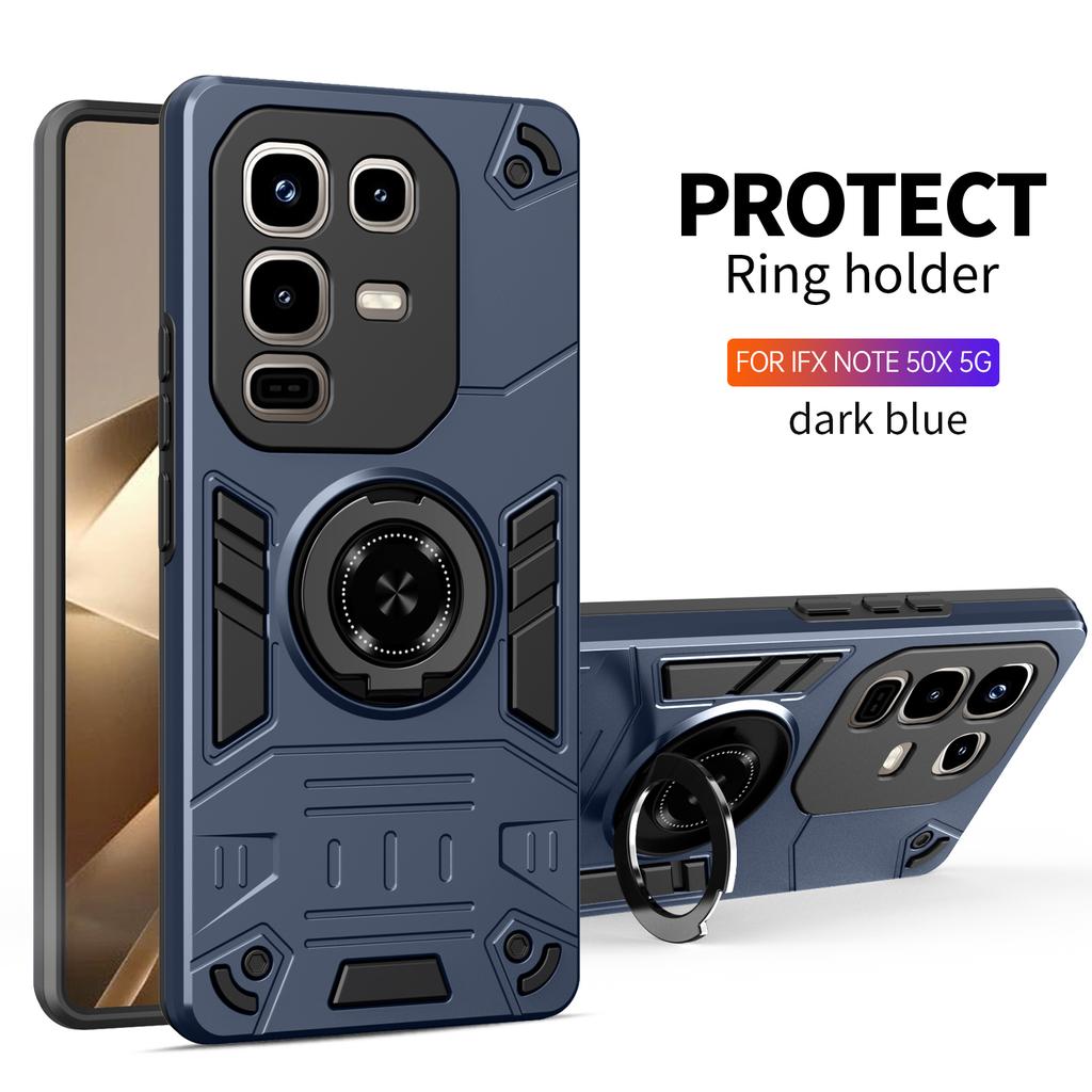 Case For Infinix Note 50x 50Pro 50s 50 4G Armor Shockproof Ring Stand Holder Shell Coque Fundas