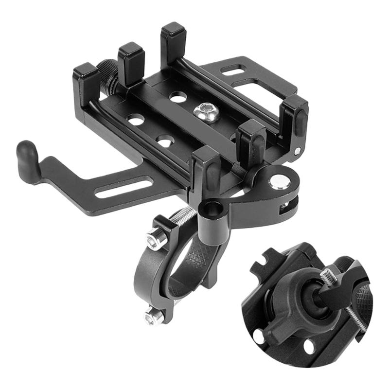 360 Degree Rotatable Bike Phone Holder Comfortable Viewing Angles Phone Stand for Smooth Cycling Experiences
