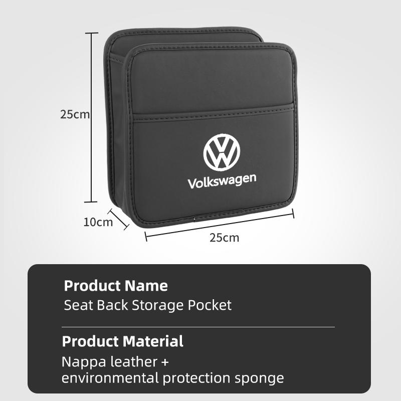 2026 Hot For Volkswagen VW Car Back Seat Storage Bag Hanging Organizer Box For Volkswagen VW Passat Golf Tiguan Polo Scirocco Je