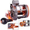 Fishing Reel Trolling Reels with Depth Counter Left/Right Hand Round Drum Wheel Drag Powerful