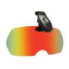 Polarized Clip Sunglasses for Men Women Rimless Flip Up Driving Glasses UV Protection Shades for Beach Fishing