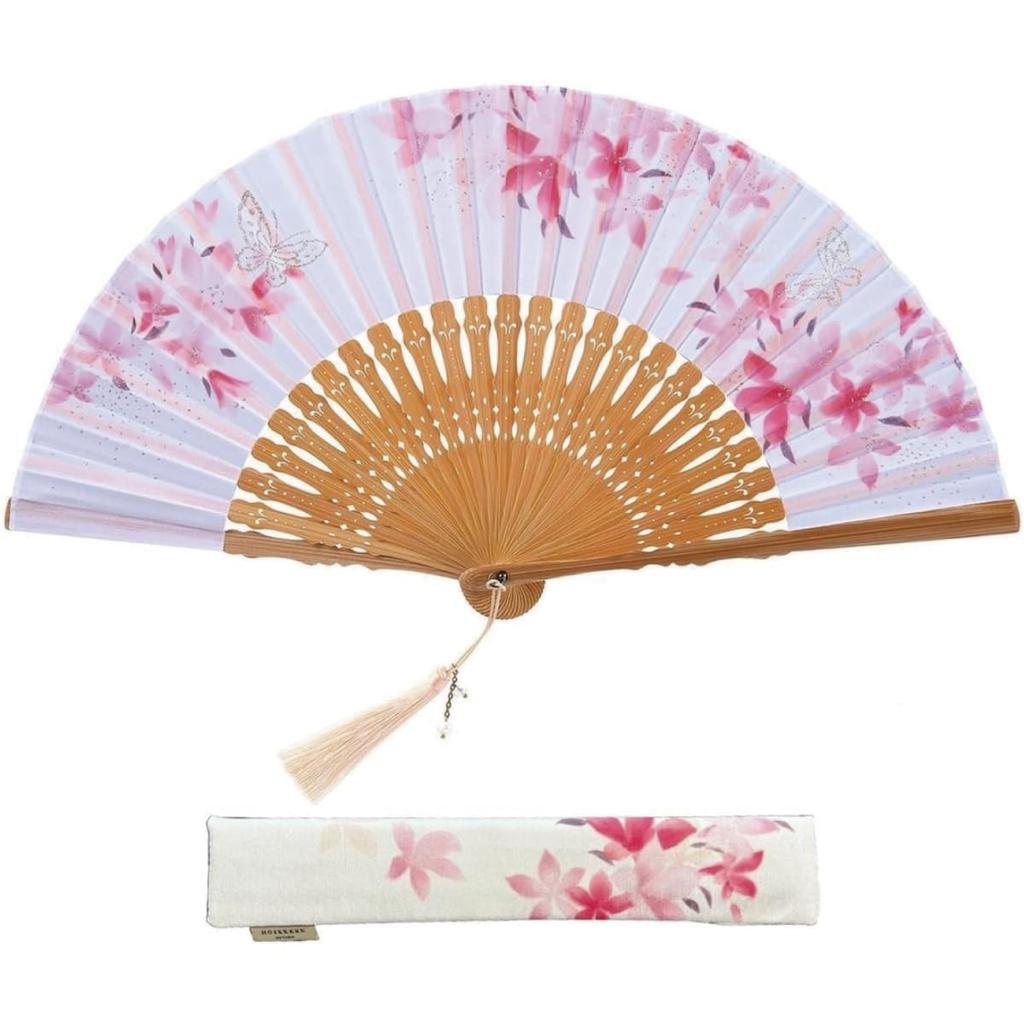 HOSEKKEN folding fan brand that combines traditional craftsmanship and modern Japanese Day gift [Hosekken] [Luxury sensibilities] Women's