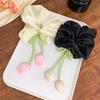 Elastic Material Tulip Headbands Spring Design Flower Elastic Hair Ties  Fairy Style