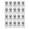 20PCS Lug Nuts Stylish Chrome Finish 12x1.5mm Radius Wheel Accessories Parts for Car Vehicle