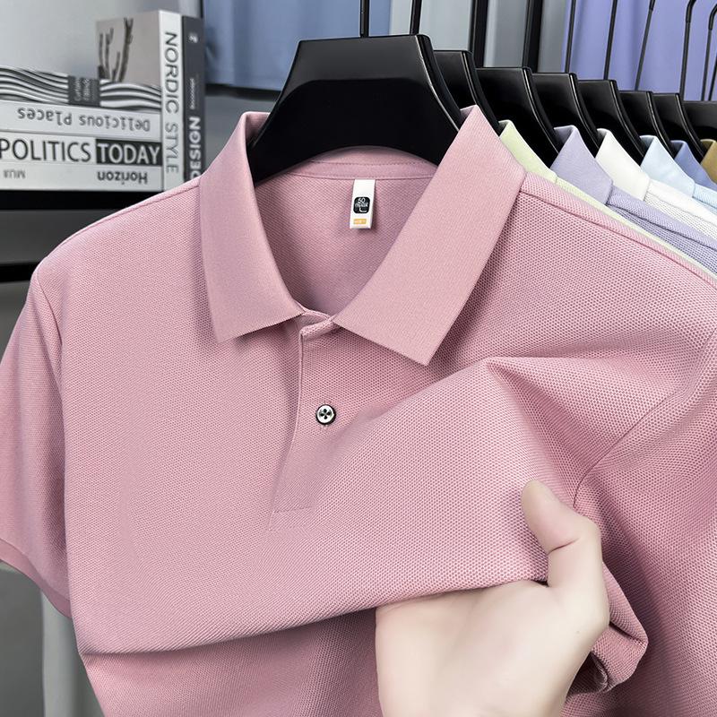 Short Sleeve T-Shirtpolo Men's Summer Lapel Collar Casual Top