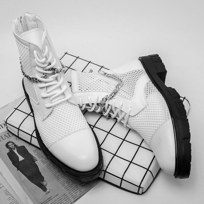 Fashion Leather Boots For Man Genuine Leather Big Size Boots High Quality Designer Formal Boots Casual Boots Fashion Business