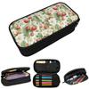 Fresh Strawberry Floral Pattern Pencil Case for Boy Girl School Pen Box Pencil Bag Stationery Supplies Pen Holder Bag