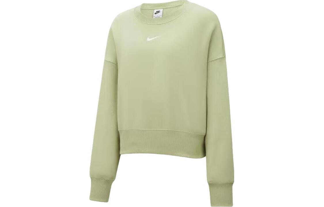 Nike Sweatshirts Women s Green Crew Neck Moderate Other DQ5762-371 L
