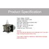 Peristaltic Pump Water Pumping Rotary Draining Eletric GROTHEN 200ml/min
