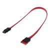 Red SATA 7 Pin Male To SATA 7 Pin Female Extension Cable Cord for HDD Hard Drive