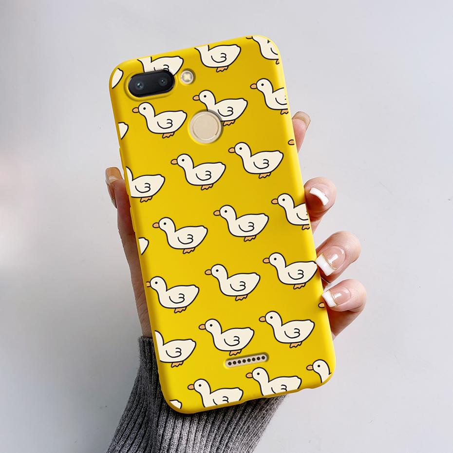 For Xiaomi Redmi 6 Case Redmi 6A Cute Cartoon Frog Back Cover Silicone Soft Phone Case For Xiaomi Redmi 6 6A Redmi6 Coque Bumper