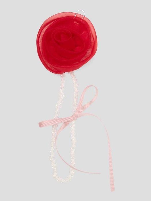 Hish Hish Rose Key Ring - Red