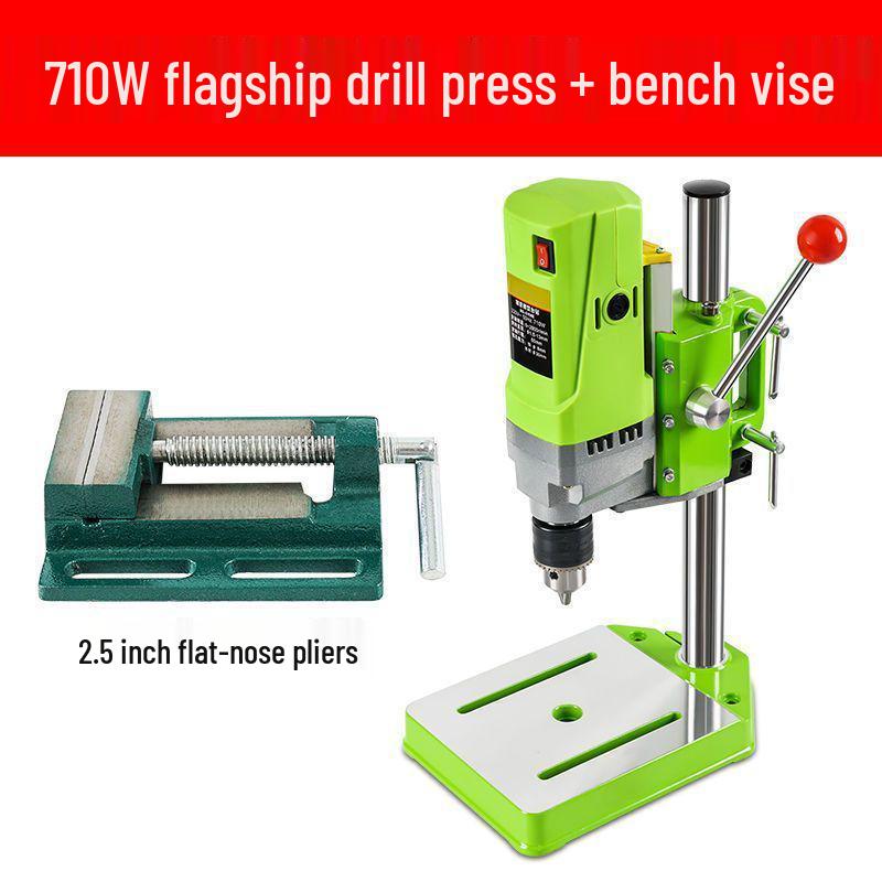 2026 Germany Precision 220V Mini Bench Drill: Industrial-Grade, Multifunctional Household Drill Press