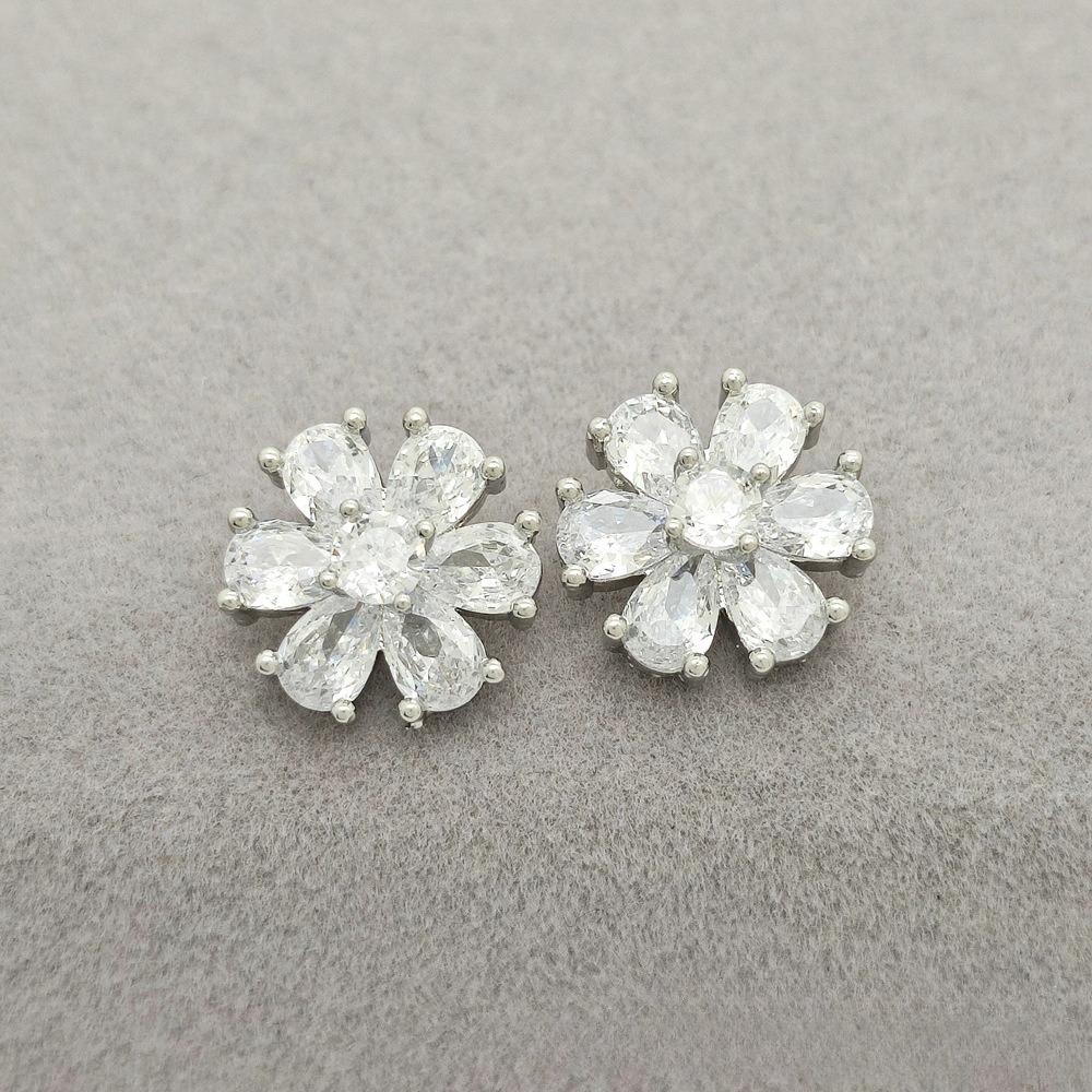 5pcs Cubic Zirconia Button for Clothing DIY Decorative CZ Sewing Buttons for Cashmere Knit Cardigan Shirt