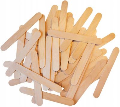 Ξύλινες Σπάτουλες DIY 100 Τεμάχια 15 X 1.8