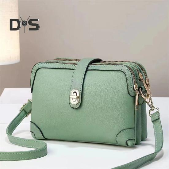 Dámská kabelka přes rameno s odnímatelným nastavitelným ramenním popruhem, více kapes, crossbody taška nebo peněženka na telefon, kosmetická kabelka z umělé kůže na cesty