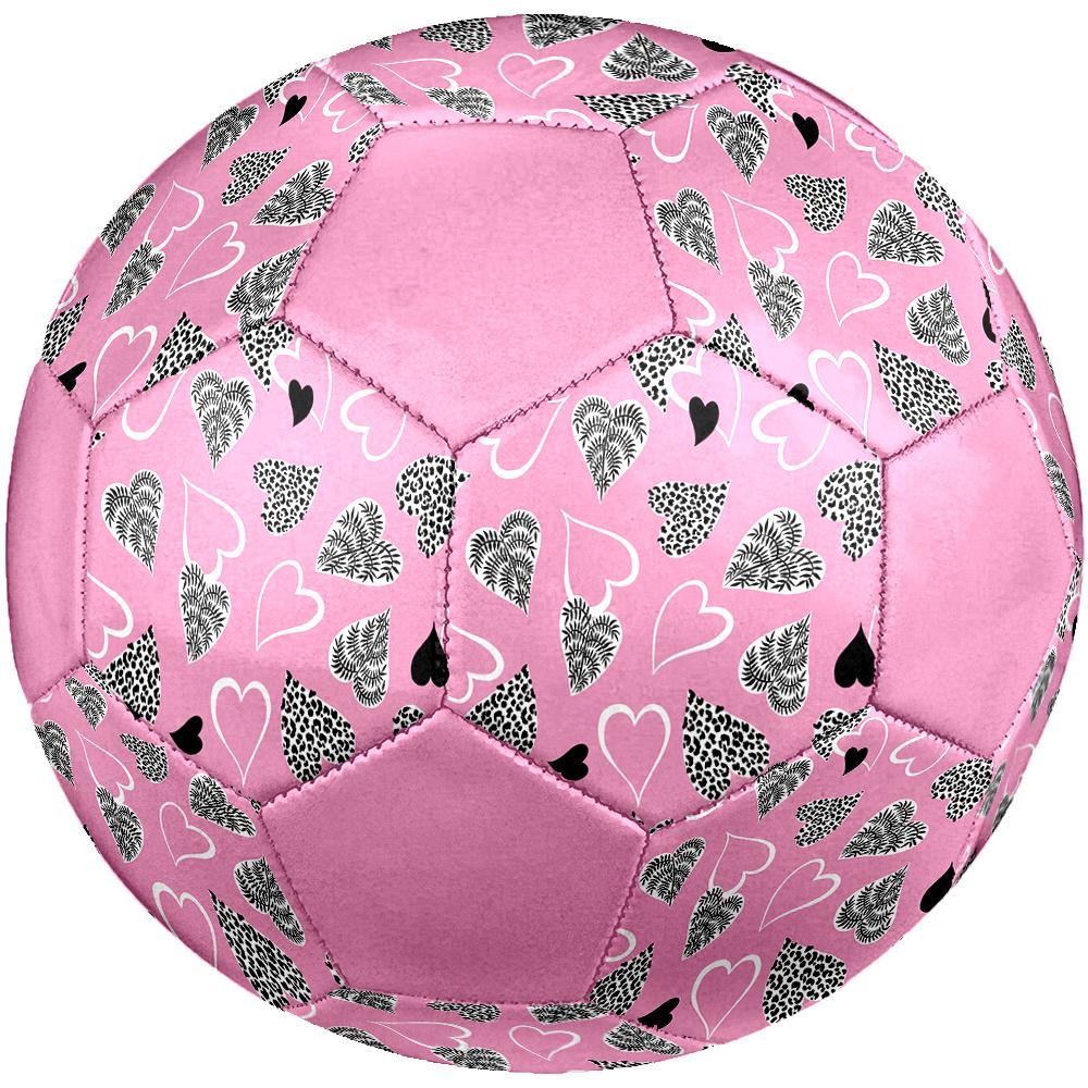 1 pezzo Cuore Rosa Leopardo Sport all'Aperto Calcio, Taglia 5, Sensazione Confortevole e Durevole, Regalo yy26060459