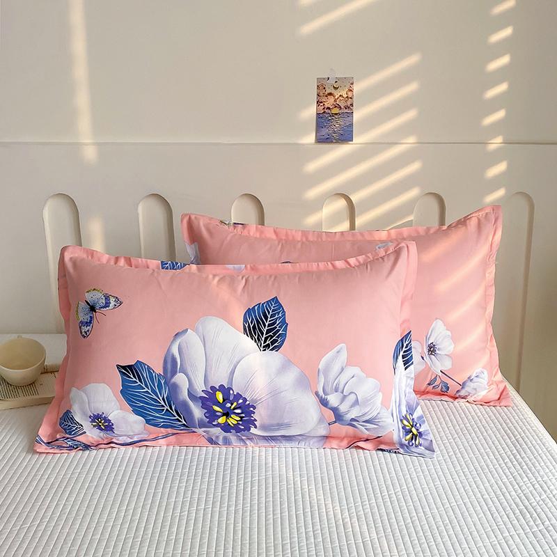 2 Pcs Reative Printed Pillowcase48x74cm Home Decorative Pillow Cover High Quality Pillow Sham