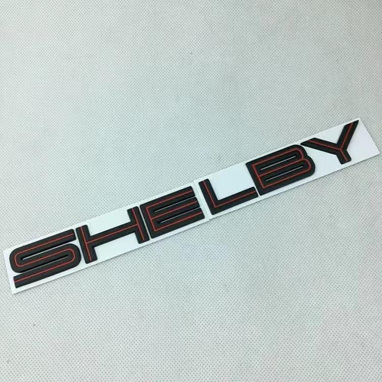 

1Pc Suitable for Mustang Shelby Hood Logo Cobra GT modified personalized 3D sticker Shelby Emblem Badge Sticker