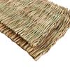 Für Kleintier Kaninchen Geflochtene Kaninchen Gras Kauspielzeug Matte Haustierkäfig Pad Grasmatte Hamster Schlafbett