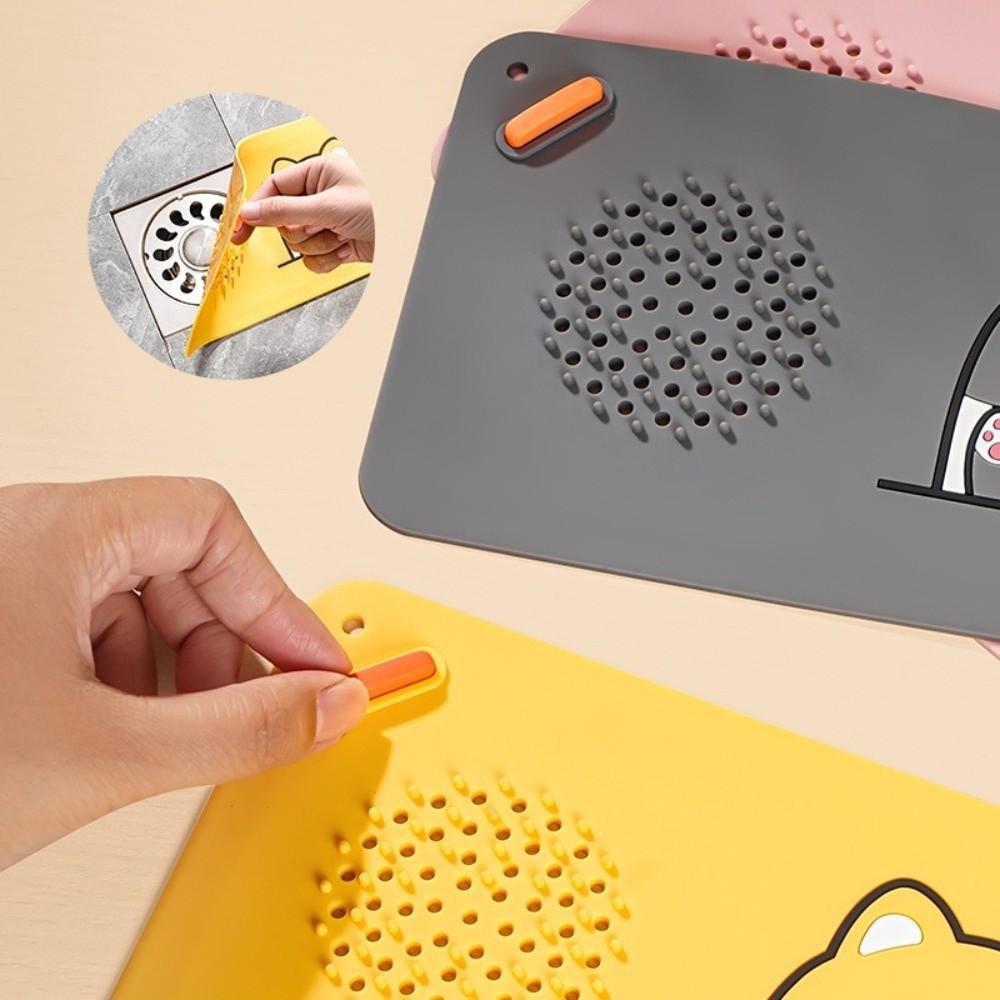 Cartoon Sewer Floor Drain Cover Anti-insect Floor Drain Pad Deodorant Cover  for Bathroom&Kitchen