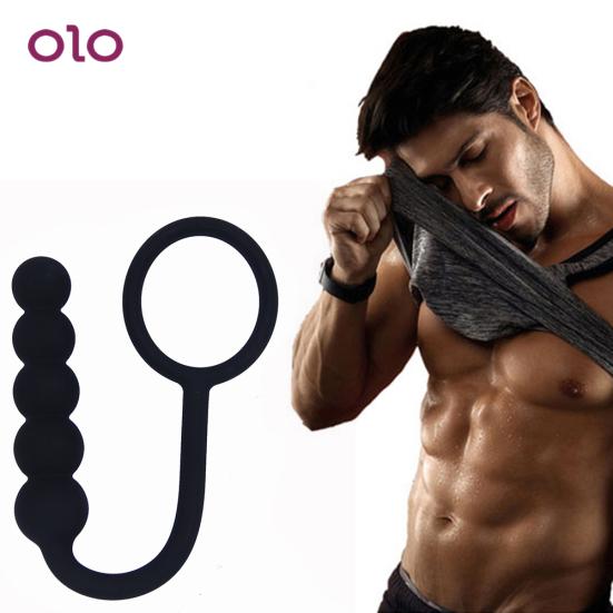 Couple Sharing Sex Toys Cock Anal Insert Sex Toy Ring Bead Butt Plug Men Women Adult