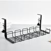 Adjustable Under Desk Storage Rack Durability Steel Under Table Cable Management Tray for Tidy Cable Management