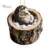 Festive Atmosphere Decorations Forest Animal Ornament, 2D Flat Woodland Acrylic Christmas Home Party Hanging Supplies Decoration for Tree, Holiday