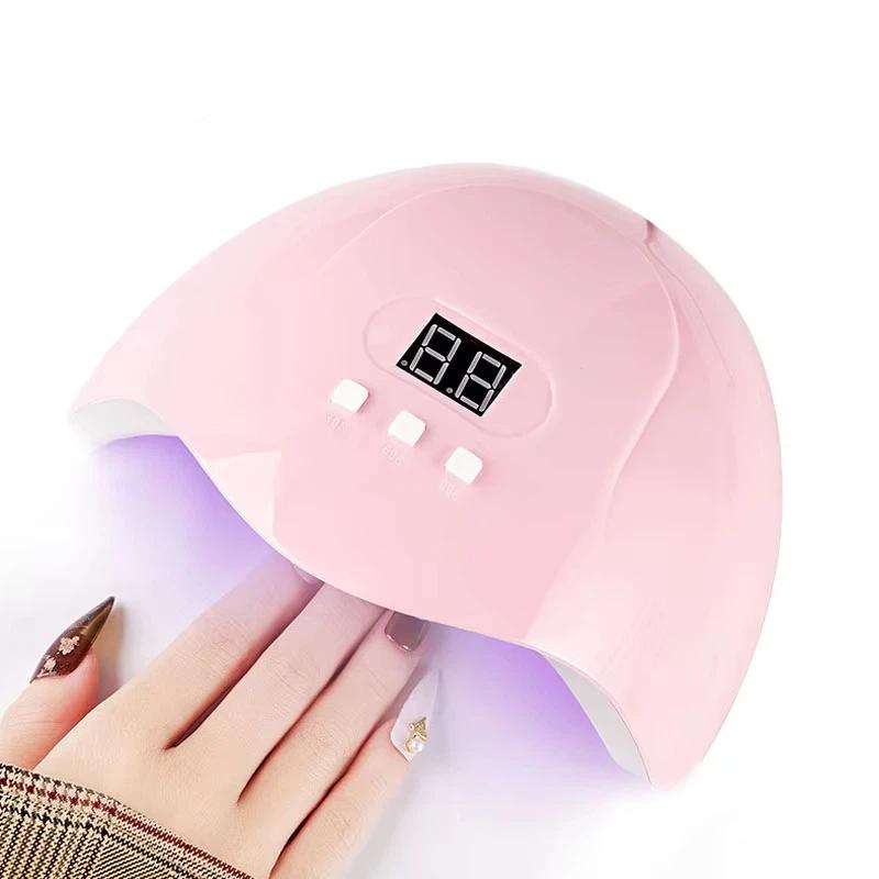 1Pcs Gel Polish Nail Dryer Curing Lamps Professional Gel Nail Lamp With 3 Timer Presets Auto Sensor For Manicure Home And Salon