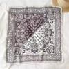 Retro Paisley Multi-use Silk Scarf: Large Square for Street Dance, Hip Hop, Neckerchief for Men & Women