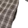ZANZEA Womens Plaid Maxi Dress Casual V Neck Short Puff Sleeve Side Slit Vintage Loose Long Dresses