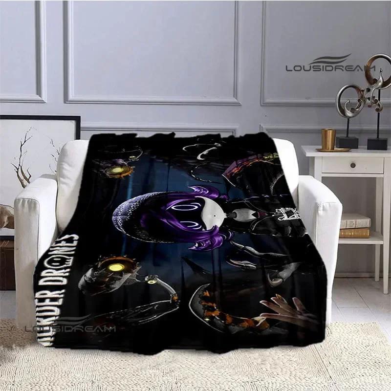 Murder-Drones Cartoon Printed blanket Flannel Warm blankets Soft and comfortable blanket bed linings cubre cama Birthday Gift