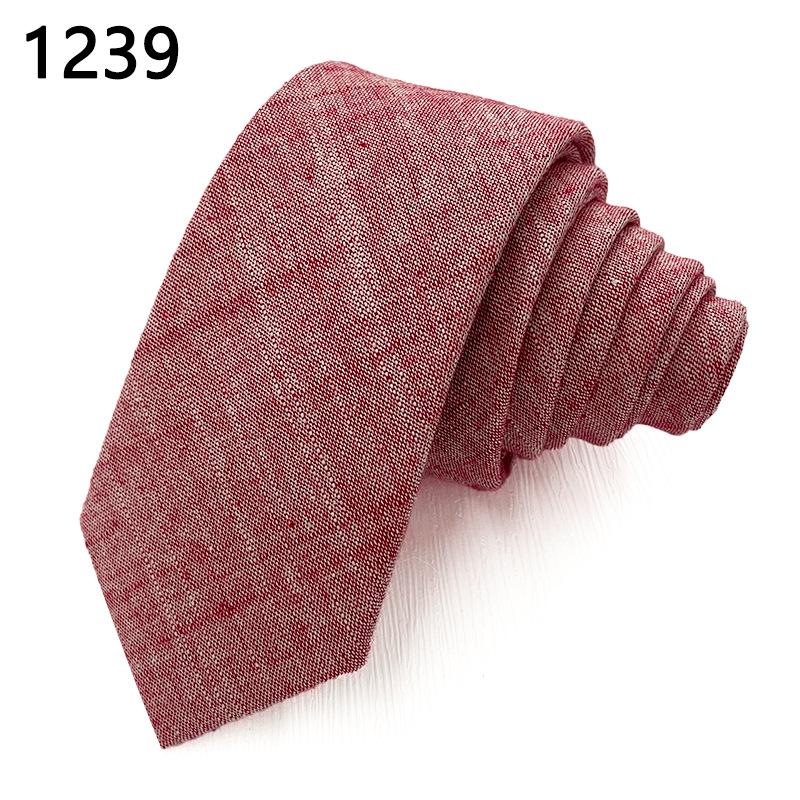 Cotton Printed Plain Men'S Tie Wedding Hand-Made Flower 6Cm Floral Tie