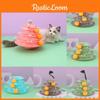Play Cat Toy Six Tier Spin Platform Stimulating Exercise Supplies Entertainment