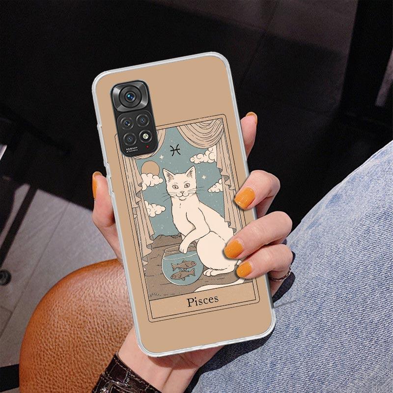 

Tarot Card Cute Art Cats Phnoe Case for Phnoe Case for Xiaomi Redmi Note 15 14 14S 13 Pro Plus 12 12S 11S 11E 10S 10 11T 5G Uniq Redmi Note 13 Pro 4G
