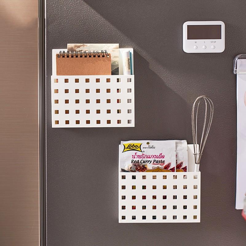 Magnetic No-Trace Dual-Use Storage Box Wall-Mounted Kitchen Shelf Rack 1290₽
