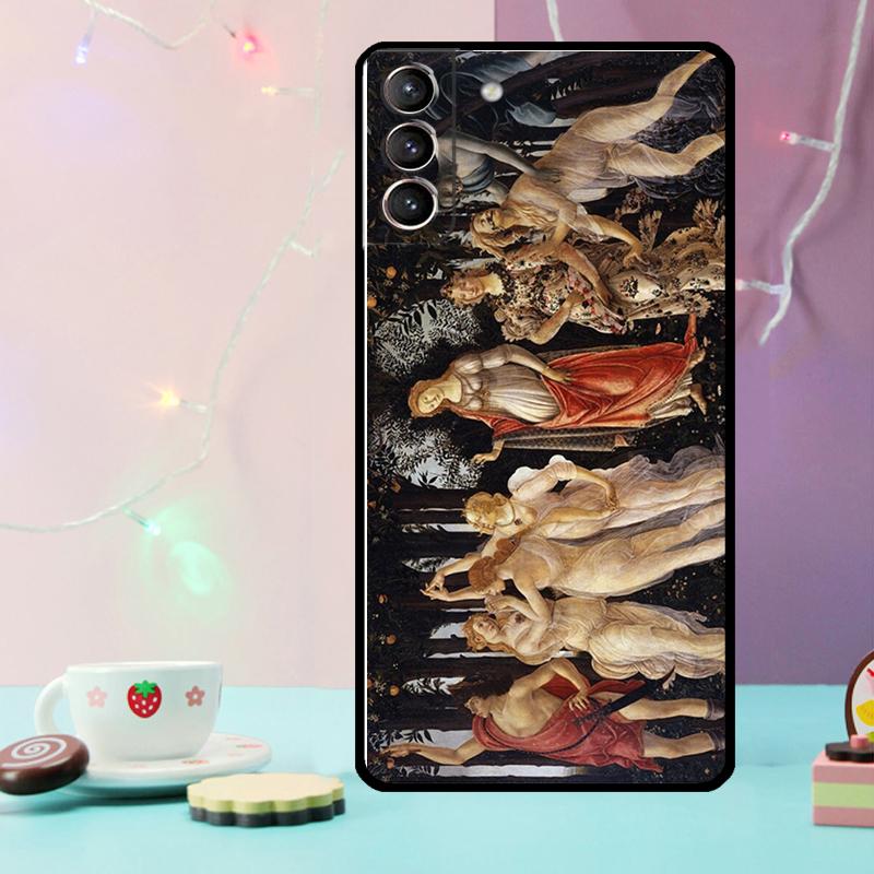 

Renaissance art Painting Case For Samsung Galaxy S24 S21 S22 S23 Ultra Plus S20 FE S8 S9 S10 Note 10 20 Ultra Cover Galaxy S10