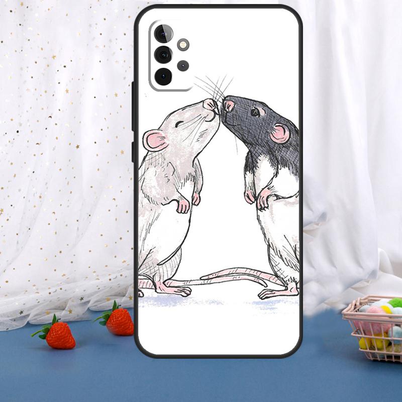 Cute Rattie Rats For Samsung Galaxy A55 A35 A05 A52 A32 A22 A54 A14 A16 A26 A36 A56 A06 A15 A53 A33 A13 Case