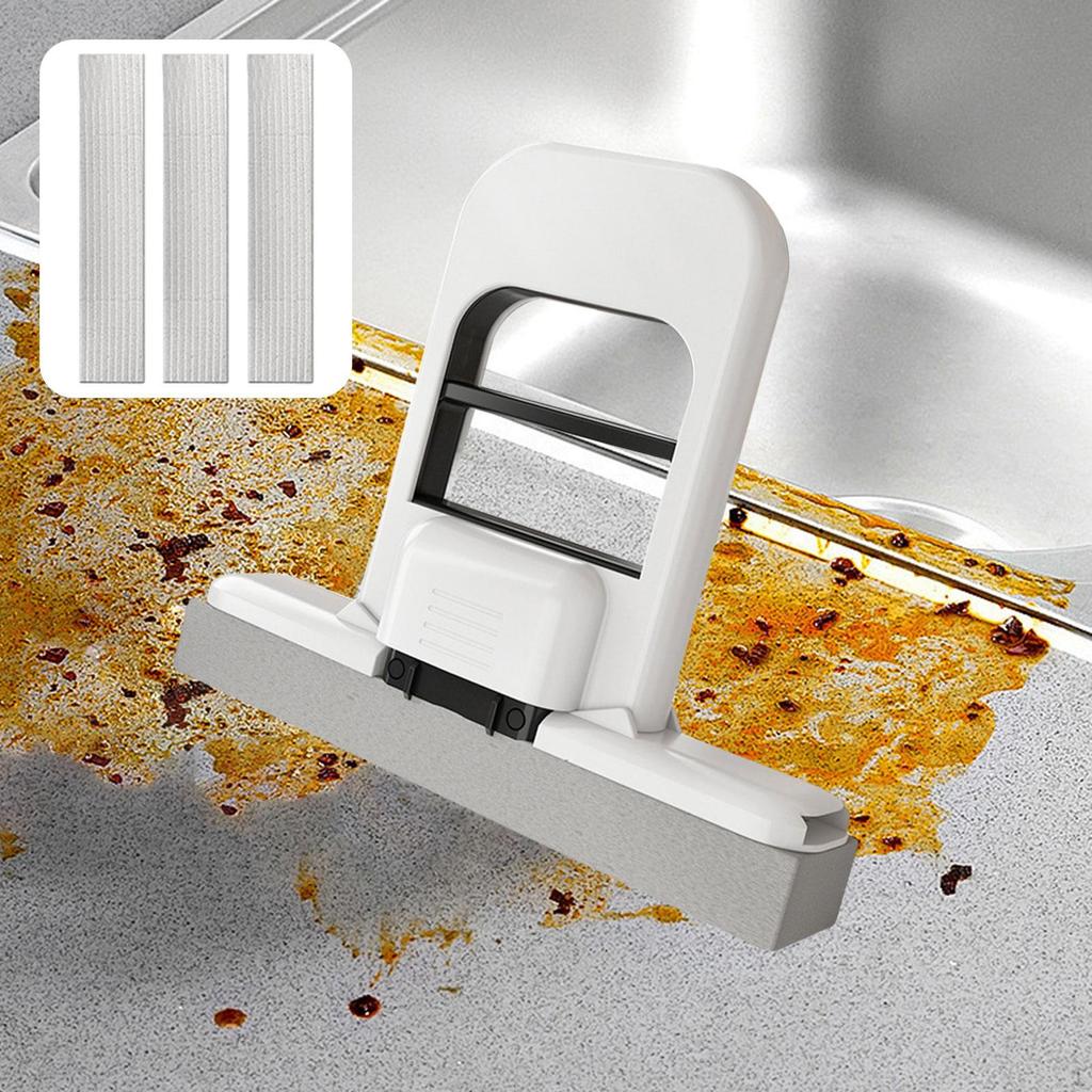 4 Stück Mini Mop Handreinigungswischer Spüle Kompakt Handlich mit -Hand und Saugfähig