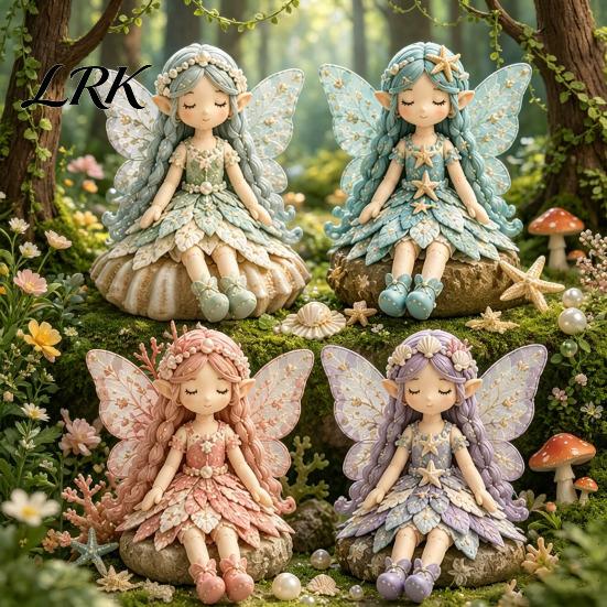 Elf Fairy Sewing Project Patchwork DIY Kit, Flower Fairies Make 4 Seasonal Craft Dolls, Beginner-Friendly for Home Decor Handmade Gift Idea