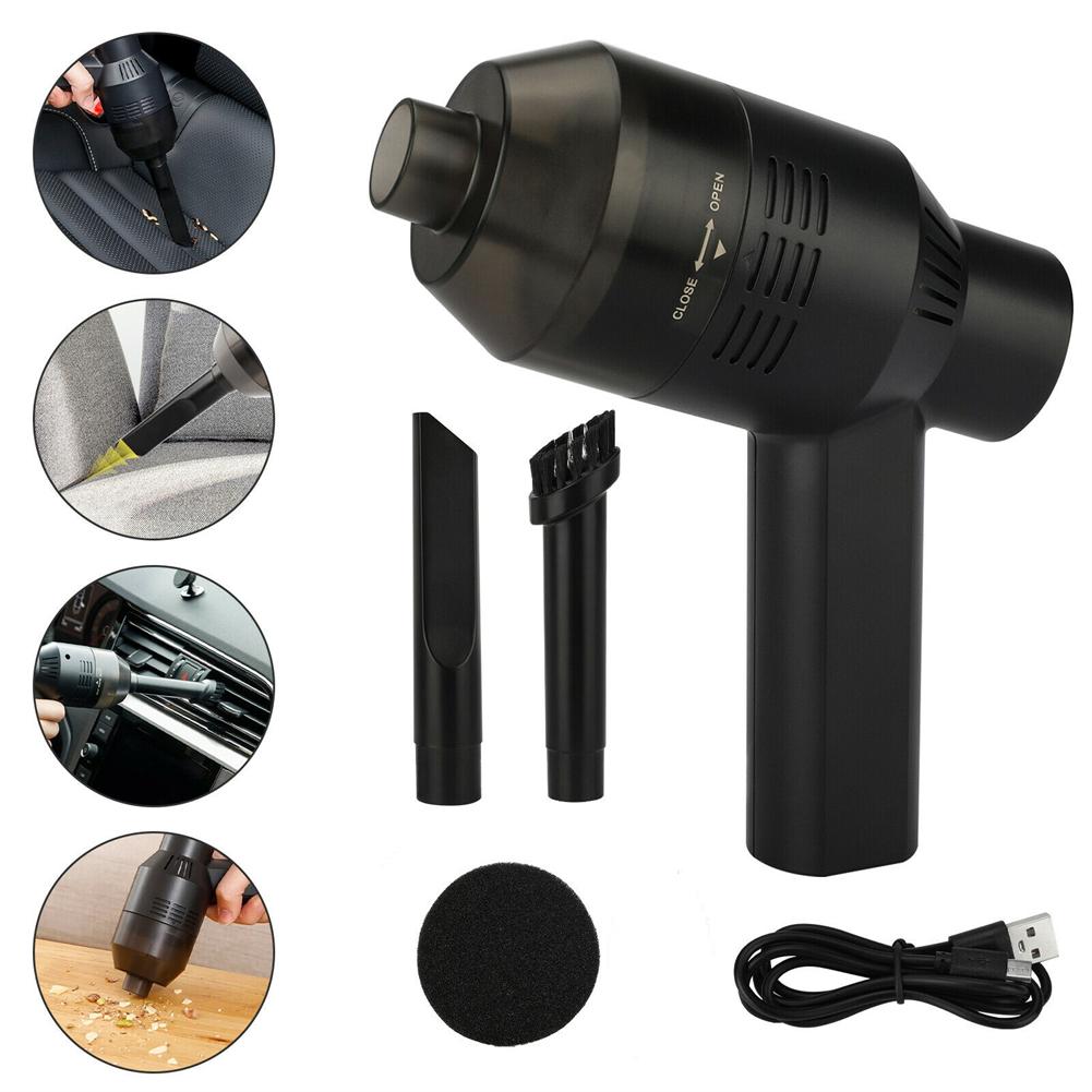 

Rechargeable Air Duster Electric Vacuum Cleaner Large Capacity Cleaning Blower For Car Pc Keyboard Pet 18W built-in 2000MAH