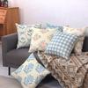New Small and Fresh Floral Print Pillowcase Home Living Room Sofa Cushion Pillowcase