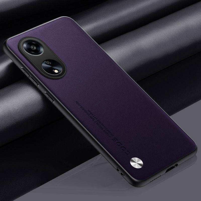 Luxury PU Leather Case For OPPO A98 A58 A78 5G Matte Cover Silicone Shockproof Protection Phone Case For OPPO A17 A97 F23 Coque