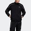adidas Giacca da pista Originals Flamestrike con collo alto e spalle scese Uomo Capispalla Nero DU8130