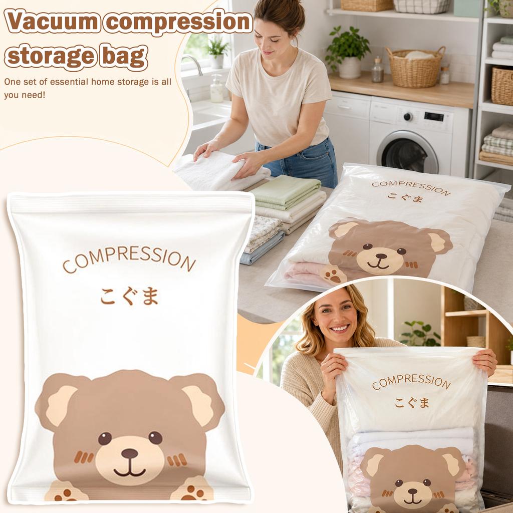 Vacuum Compression Storage Bag for Bedding Quilts Comforters Space Saving Organizer with Air Tight Seal and Durable Material for Home Use